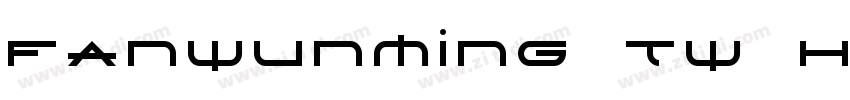 fanWunMing TW Heavy字体转换